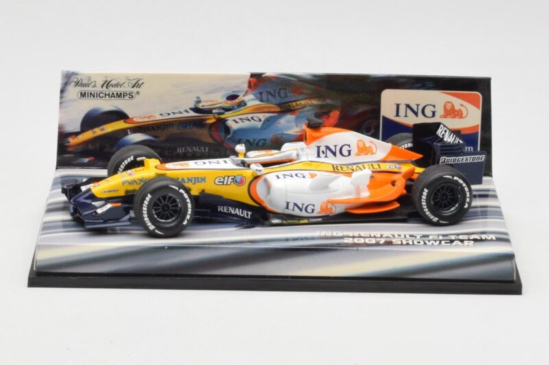 Renault R27 G. Fisichella / H. Kovalainen Showcar 2007 Minichamps 1:43 403070172 Metal