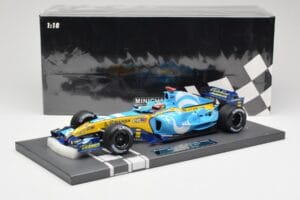 Renault F1 Team R25 #5 F. Alonso Winner French GP 2005 Minichamps 1:18 117051005 Metal — zdjęcie 7 z 7