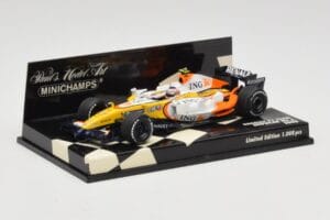 Renault R28 #6 Showcar 2008 Minichamps 1:43 400080076 Metal — zdjęcie 2 z 5
