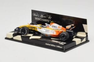 Renault R28 #6 Showcar 2008 Minichamps 1:43 400080076 Metal — zdjęcie 3 z 5
