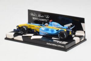 Renault R25 F. Alonso F1 World Champion Showcar 2005 Minichamps 1:43 400050075 Metal — zdjęcie 2 z 5