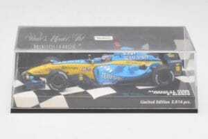 Renault R25 F. Alonso F1 World Champion Showcar 2005 Minichamps 1:43 400050075 Metal — zdjęcie 4 z 5