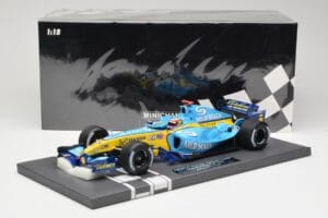 Renault R25 #5 F. Alonso Bahrain GP 2005 Minichamps 1:18 117050305 Żywica — zdjęcie 7 z 7