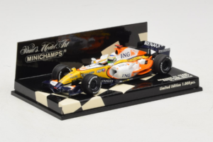 Renault R27 #3 G. Fisichella Renault F1 Team Showcar 2007 Minichamps 1:43 400070073 Metal — zdjęcie 2 z 5