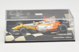 Renault R27 #3 G. Fisichella Renault F1 Team Showcar 2007 Minichamps 1:43 400070073 Metal — zdjęcie 4 z 5