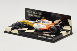 Renault R27 #4 H. Kovalainen Renault F1 Team Showcar 2007 Minichamps 1:43 400070074 Metal — zdjęcie 3 z 5