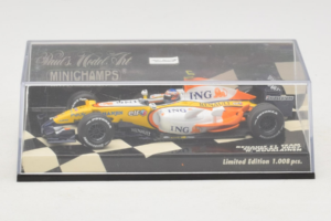 Renault R27 #4 H. Kovalainen Renault F1 Team Showcar 2007 Minichamps 1:43 400070074 Metal — zdjęcie 4 z 5