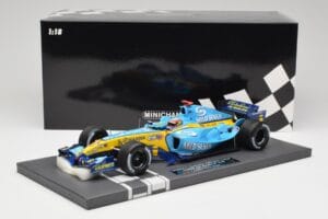 Renault R25 #5 F. Alonso San Marino GP Winner 2005 Minichamps 1:18 117050405 Żywica — zdjęcie 7 z 7