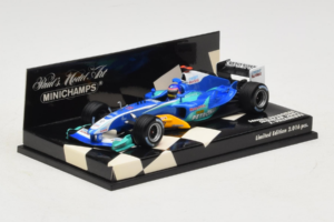 Sauber C24 Petronas #11 J. Villeneuve Sauber Petronas F1 Team Showcar 2005 Minichamps 1:43 400050081 Metal — zdjęcie 2 z 5