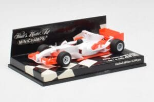 Super Aguri SA06 A. Suzuki F1 2006 Minichamps 1:43 400060224 Metal — zdjęcie 3 z 5