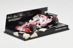 Super Aguri Honda SA06 #22 T. Sato Japanese GP 2006 Minichamps 1:43 400060122 Metal — zdjęcie 2 z 5