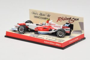 Toyota TF107 #12 J. Trulli Showcar 2007 Minichamps 1:43 403070082 Metal — zdjęcie 3 z 5
