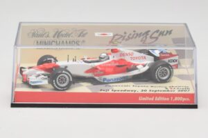 Toyota TF107 #12 J. Trulli Showcar 2007 Minichamps 1:43 403070082 Metal — zdjęcie 5 z 5