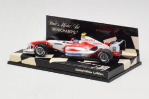 Toyota TF104 Panasonic Racing #0 R. Zonta 3rd Driver 2004 Minichamps 1:43 400040038 Metal — zdjęcie 3 z 5