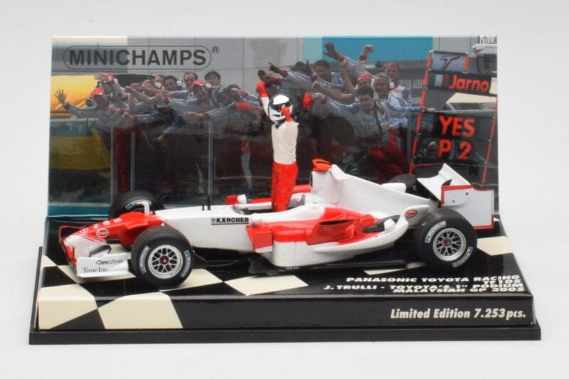 Toyota TF105 #16 J. Trulli Malaysia GP Podium 2005 Minichamps 1:43 400050116 Metal