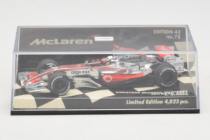 McLaren MP4-22 Mercedes #1 F. Alonso Vodafone McLaren Showcar F1 2007 Minichamps 1:43 530074371 Metal — zdjęcie 4 z 5
