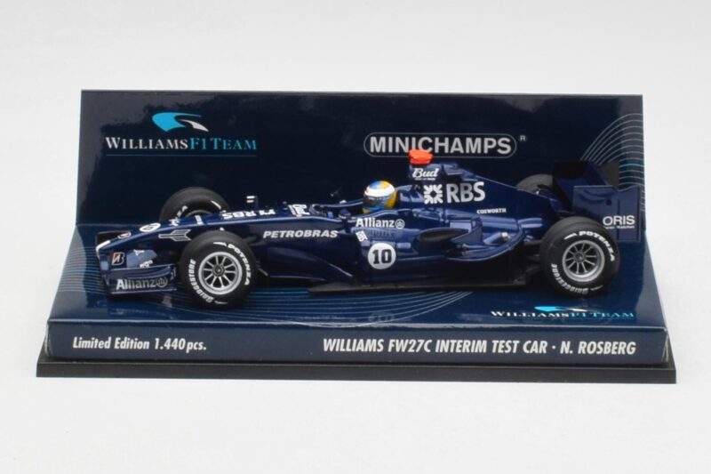 Williams FW27C N. Rosberg F1 Test 2005 Minichamps 1:43 400050110 Metal
