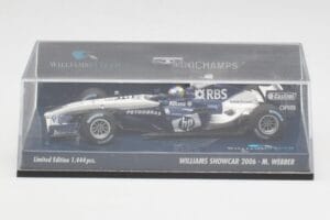 Williams FW28 M. Webber Showcar F1 2006 Minichamps 1:43 400060079 Metal — zdjęcie 5 z 5