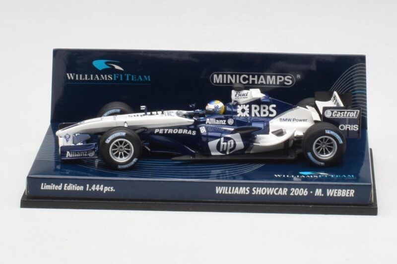 Williams FW28 M. Webber Showcar F1 2006 Minichamps 1:43 400060079 Metal