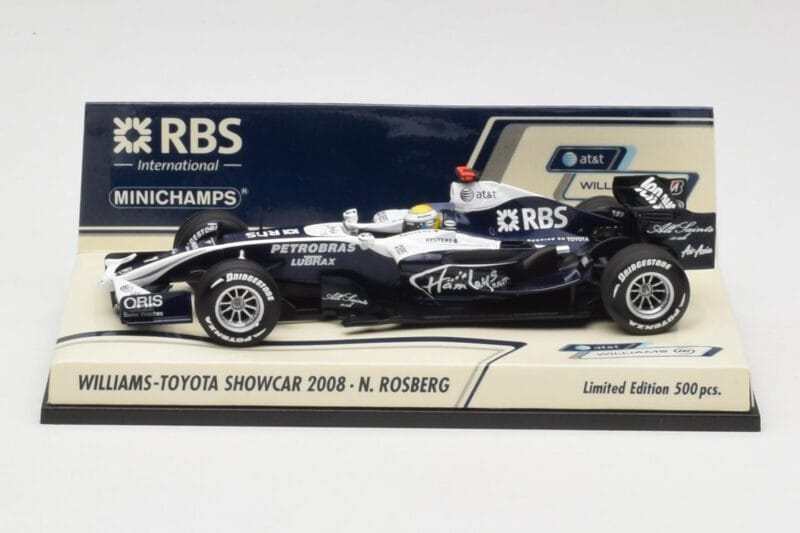 Williams FW30 N. Rosberg F1 Showcar 2008 Minichamps 1:43 403080077 Metal