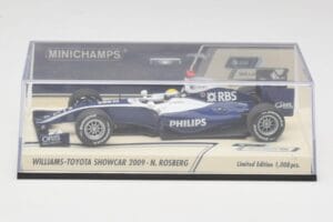 Williams FW31 N. Rosberg F1 Showcar 2009 Minichamps 1:43 400090086 Metal — zdjęcie 4 z 4