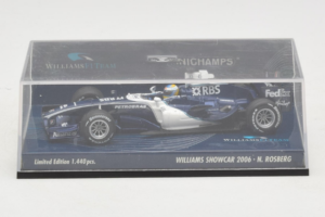 Williams FW28 Cosworth #10 N. Rosberg Williams F1 Team Showcar 2006 Minichamps 1:43 400060080 Metal — zdjęcie 4 z 5