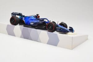 Williams FW44 Mercedes #23 A. Albon Bahrain GP 2022 Case Edition Minichamps 1:18 147220123 Żywica — zdjęcie 4 z 7