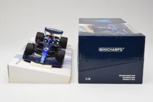 Williams FW44 Mercedes #23 A. Albon Bahrain GP 2022 Case Edition Minichamps 1:18 147220123 Żywica — zdjęcie 6 z 7