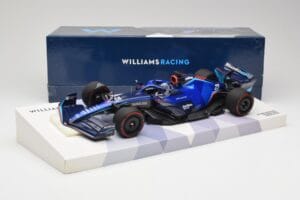 Williams FW44 Mercedes #23 A. Albon Bahrain GP 2022 Case Edition Minichamps 1:18 147220123 Żywica — zdjęcie 7 z 7