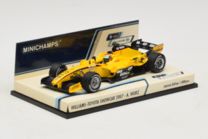 Williams FW29 Toyota A. Wurz Williams F1 Team Showcar 2007 Minichamps 1:43 400070087 Metal — zdjęcie 2 z 5