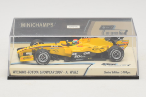Williams FW29 Toyota A. Wurz Williams F1 Team Showcar 2007 Minichamps 1:43 400070087 Metal — zdjęcie 4 z 5