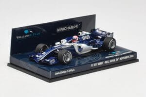 Williams FW28 Toyota K. Nakajima F1 Test Debut 2006 Minichamps 1:43 400060135 Metal — zdjęcie 2 z 6