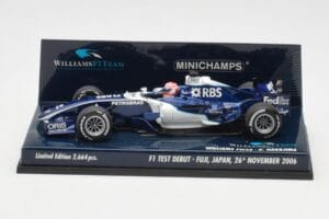 Williams FW28 Toyota K. Nakajima F1 Test Debut 2006 Minichamps 1:43 400060135 Metal — zdjęcie 3 z 6