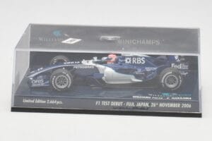 Williams FW28 Toyota K. Nakajima F1 Test Debut 2006 Minichamps 1:43 400060135 Metal — zdjęcie 6 z 6
