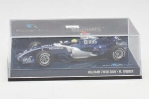 Williams FW28 Toyota #7 M. Webber F1 2006 Minichamps 1:43 400060009 Metal — zdjęcie 5 z 5