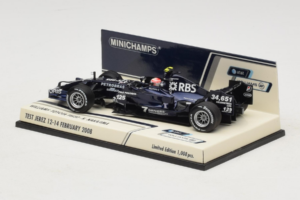 Williams FW30 Toyota #8 K. Nakajima Test Jerez Feb 2008 Minichamps 1:43 400080208 Metal — zdjęcie 3 z 5