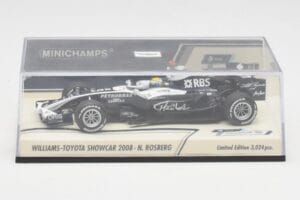 Williams FW30 Toyota Showcar #16 N. Rosberg F1 2008 Minichamps 1:43 400080077 Metal — zdjęcie 5 z 5