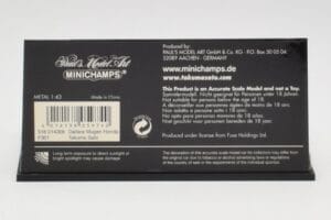 Dallara F301 Mugen Honda T. Sato Macau GP Winner 2001 Minichamps 1:43 518014306 Metal — zdjęcie 4 z 5