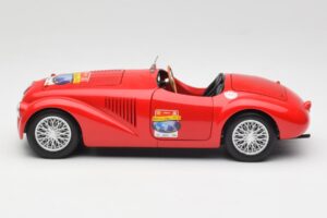 Ferrari 166 MM Barchetta Czerwony Hot Wheels 1:18 B6054 Metal — zdjęcie 4 z 8