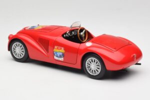 Ferrari 166 MM Barchetta Czerwony Hot Wheels 1:18 B6054 Metal — zdjęcie 7 z 8
