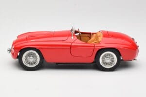 Ferrari 166 MM Czerwony Hot Wheels 1:18 L2989 Metal — zdjęcie 4 z 8