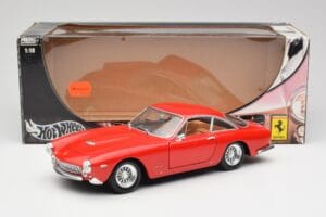 Ferrari 250 GT Berlinetta SWB Czerwony Hot Wheels 1:18 B6053 Metal — zdjęcie 8 z 8