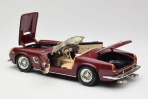 Ferrari 250 GT California Czerwony Hot Wheels 1:18 3401158 Metal — zdjęcie 5 z 8