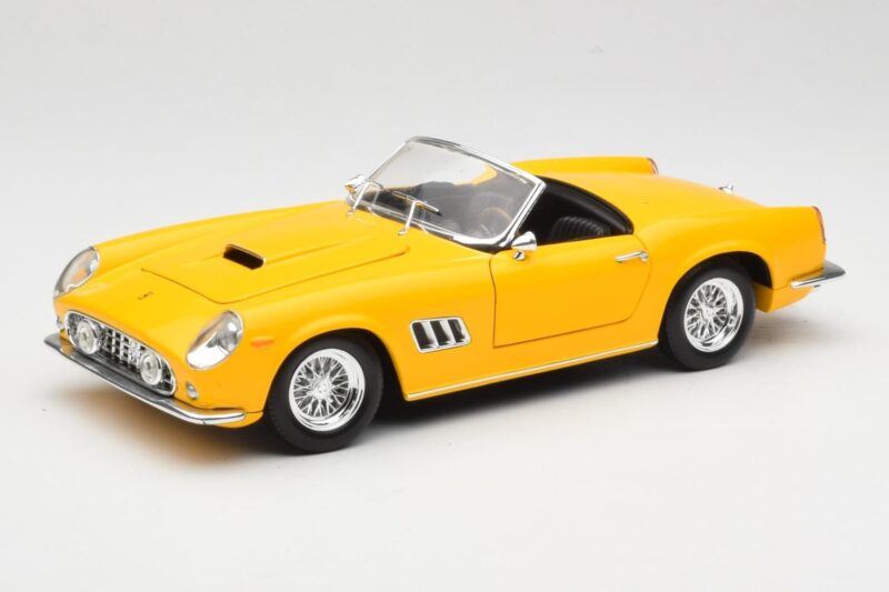 Ferrari 250 GT California Spider Żółty Hot Wheels 1:18 23905 Metal