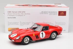 Ferrari 250 GTO #1 P. Rodriguez / W. Mairesse Paris 1000km 1962 CMC 1:18 M-254 Metal — zdjęcie 6 z 6