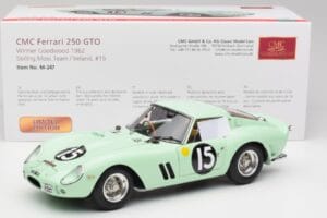 Ferrari 250 GTO #15 S. Moss / G. Hill Goodwood 1962 CMC 1:18 M-247 Metal — zdjęcie 6 z 6