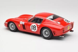 Ferrari 250 GTO #18 P. Rodriguez Daytona Continental 3 Hours Winner 1963 Kyosho 1:18 08438F Metal — zdjęcie 7 z 8
