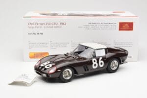 Ferrari 250 GTO #86 Targa Florio 1962 CMC 1:18 M-156 Metal — zdjęcie 6 z 6