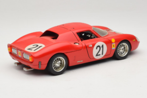Ferrari 250 LM #21 M. Gregory / J. Rindt 24 Hours of Le Mans 1965 Bburago 1:18 3033-P2 Metal — zdjęcie 3 z 8