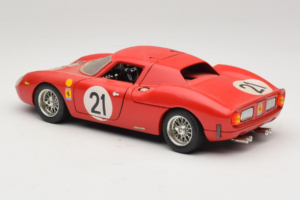Ferrari 250 LM #21 M. Gregory / J. Rindt 24 Hours of Le Mans 1965 Bburago 1:18 3033-P2 Metal — zdjęcie 7 z 8